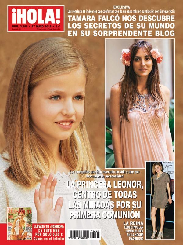 A crown for Letizia — Princess Leonor on the cover of Hola Magazine