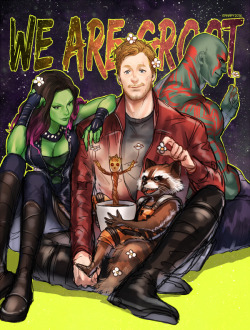 becausesometimesdreamsdocometrue:  WE ARE GROOT by kanapy-art 