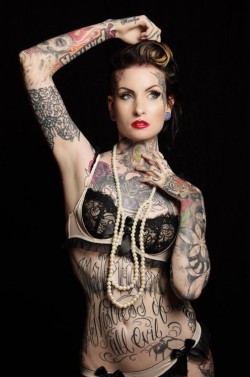 tattoosonbreast:  If you love sexy inked