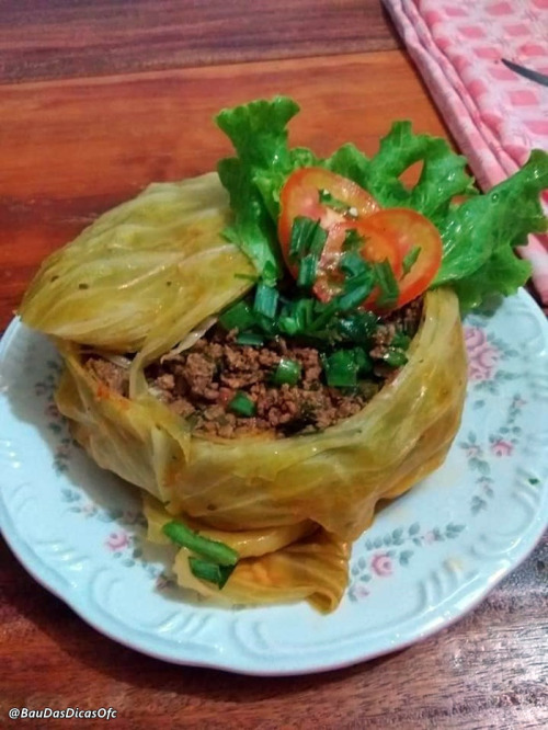 Cabbage Stuffed With Minced Meat