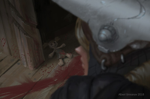 thecollectibles:  Adhelin the monster slayer (part 2) by Albert Urmanov