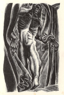 thefugitivesaint:  Lynd Ward (1905-1985), “Frankenstein” by Mary Shelley, 1934  Source