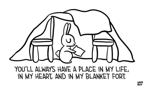 positivedoodles:  Facebook / Twitter / Ko-fi / Buy the book [Line-art drawing of a rabbit in a small