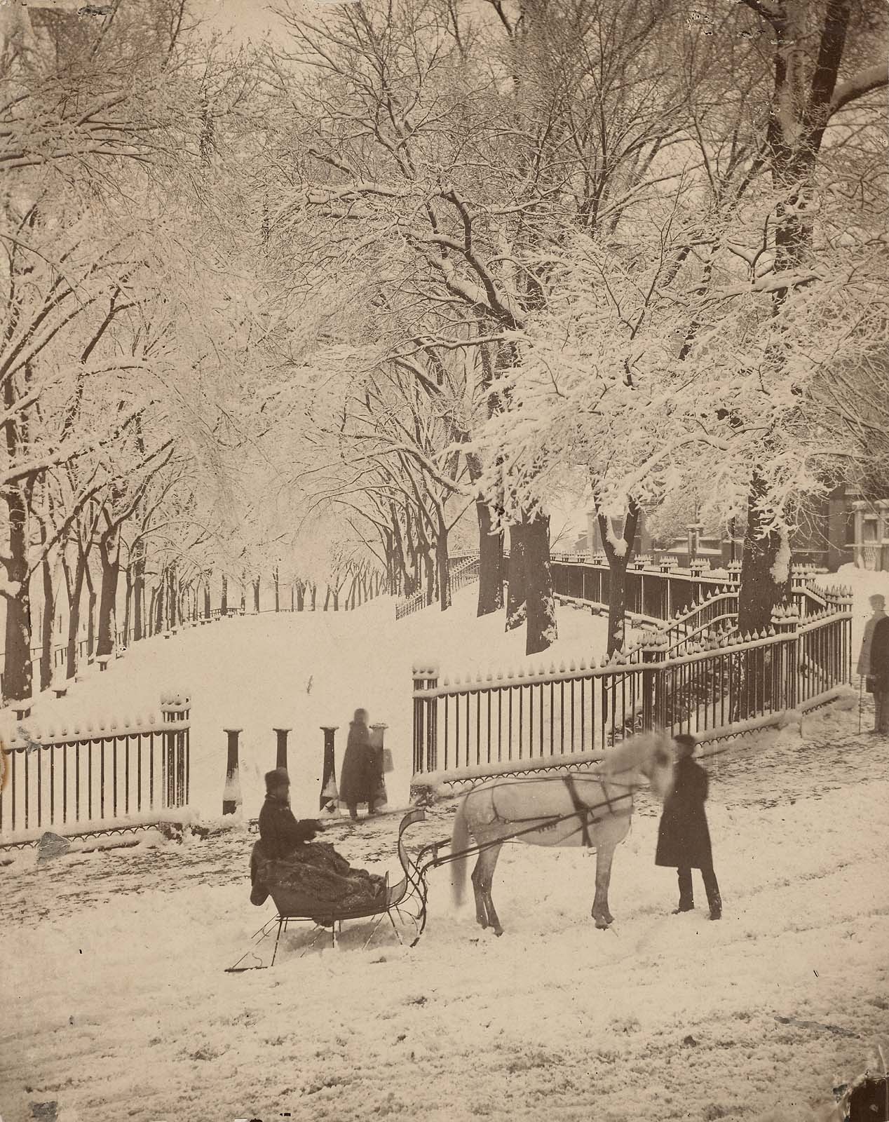 heaveninawildflower:  &lsquo;Snow Scene on the Northeast Corner of the Boston