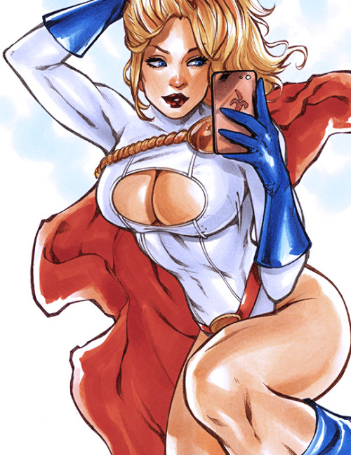 reverseflashes:POWER GIRL by Elias Chatzoudis