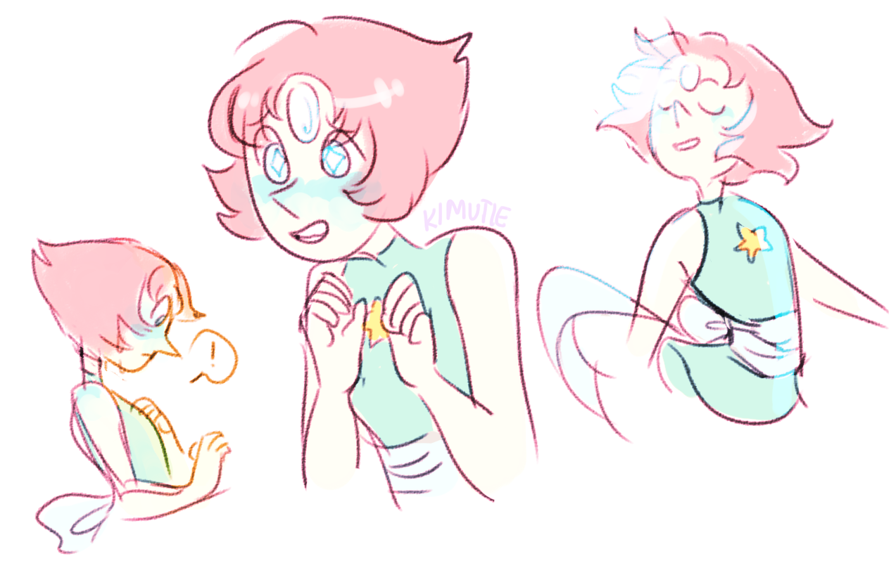 kimutie:  pearl is really fun to draw! 