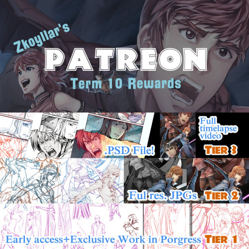  Hello!Here are the rewards for February, if you are supporting me on patreon, please check your e-m