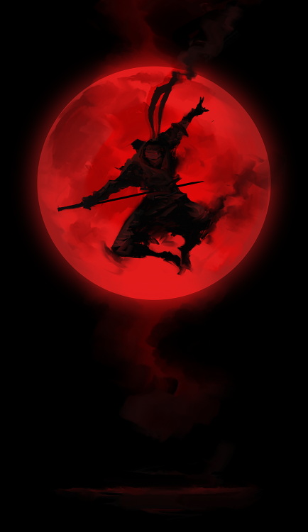 Red Moon
赤月の忍者