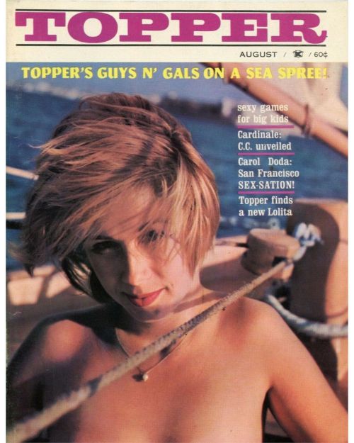 Topper, August 1965 — Topper’s guys n’ gals on a sea spree! / Sexy games for big kids / Cardinale: C