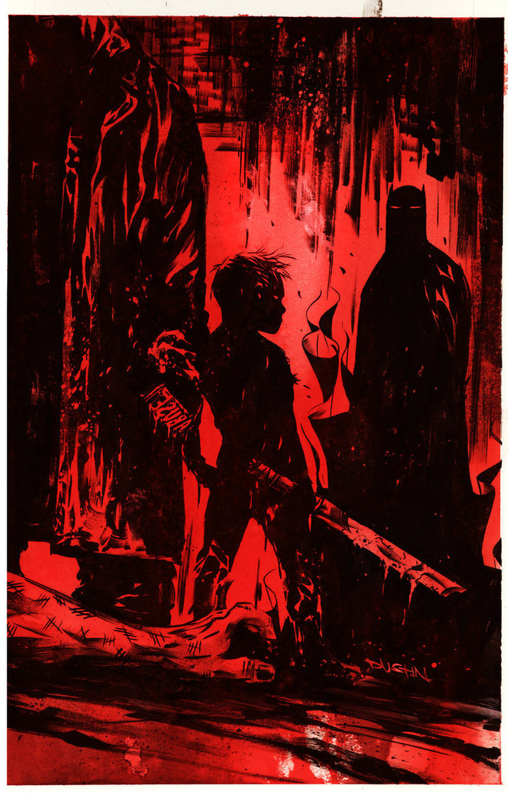 league-of-extraordinarycomics:  Batman Artwork Created by Dustin Nguyen