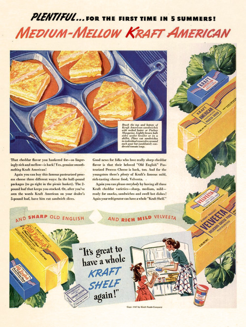 Kraft Cheese, 1947