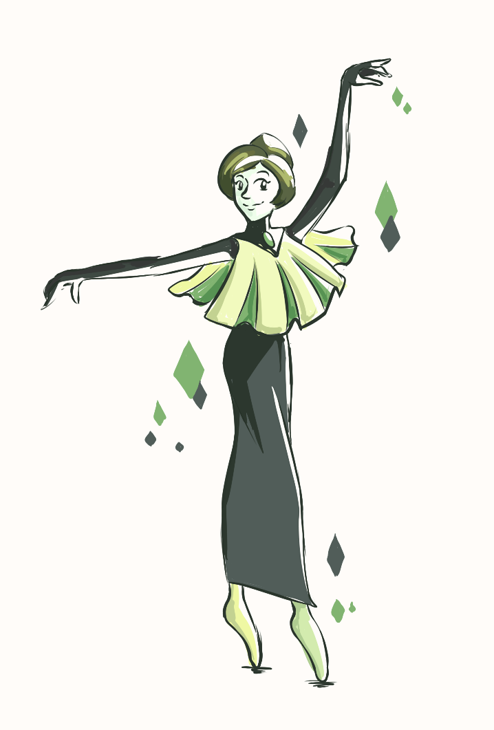 kiba24:  Little sketches of @funkgamut Pearls bc Pearl is my favorite gem ;o; &lt;3