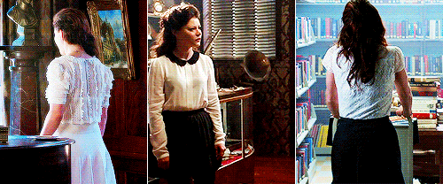 queenjmo:☀ Belle French Appreciation Week ☀   ↳ Favourite Outfits (storybrooke edition)