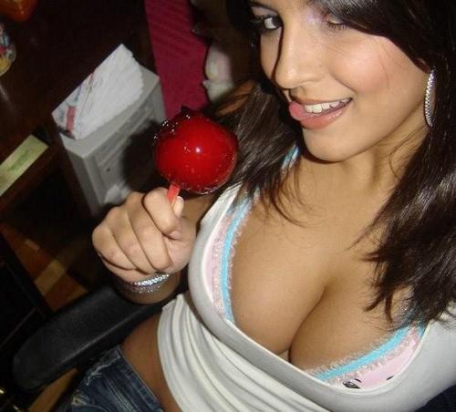 Porn “Wanna watch me lick this candy apple, photos