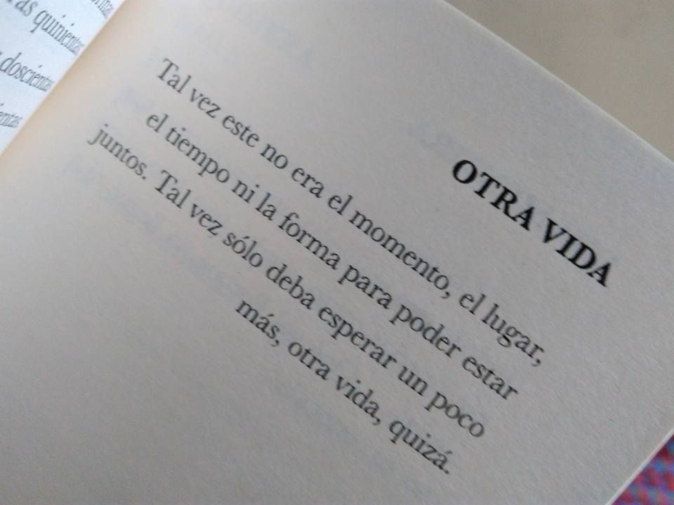 Nostalgia. — Autor: Gabriela García. Libro: Quizá en otra vida