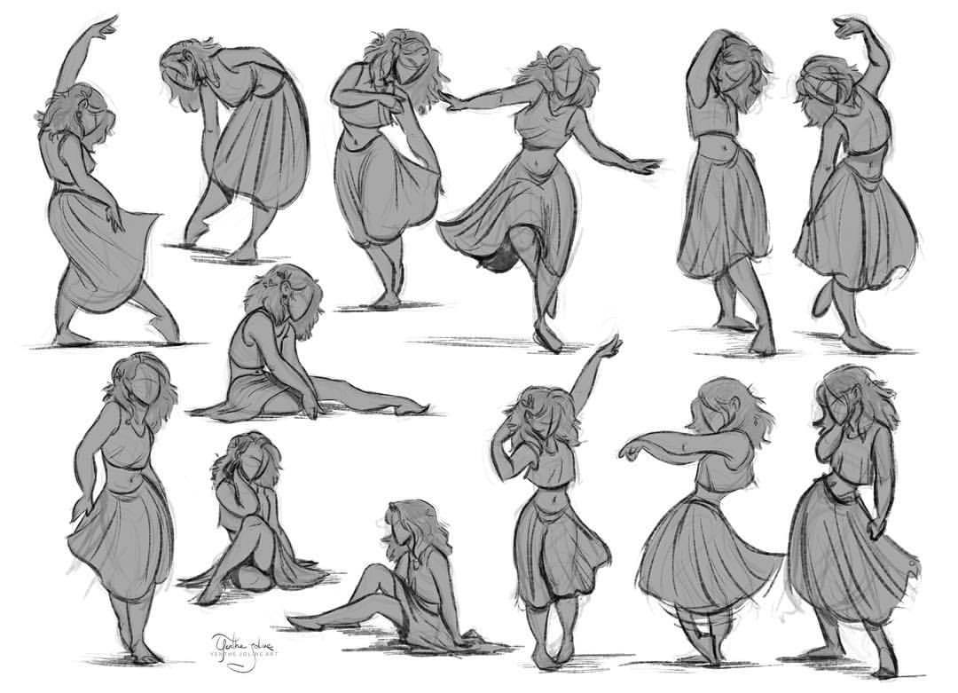 Week 9: Characters' Pose Interaction – Like the little trinkets…