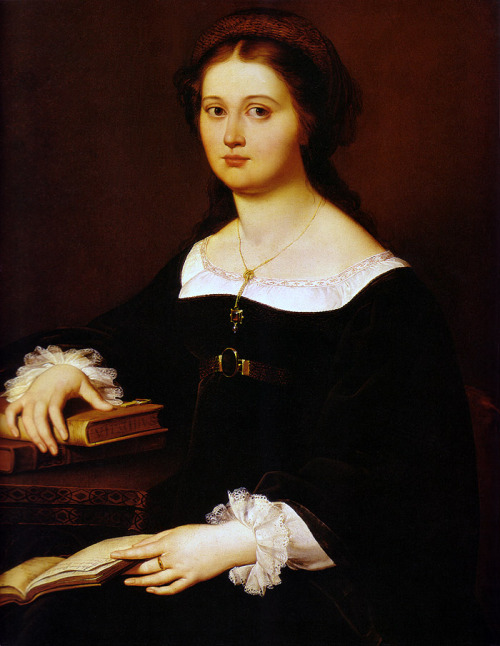 books0977:Portrait of Constance Monti Perticari (1821). Filippo Agricola (Italian, 1776–1857). Oil o
