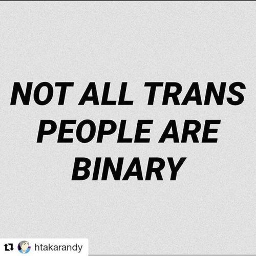 #Repost @htakarandy (@get_repost)・・・No we aren’t. Who else isn’t binary?! Also sometimes I wish we t