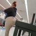 hunteryoung91:This Wal Mart workers big booty was eatin them pants up!! She was one