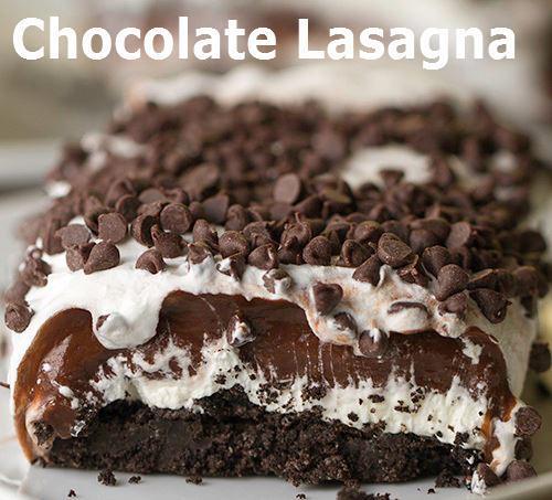 foodaddictofficial:  Chocolate LasagnaINGREDIENTS 1 package regular Oreo cookies