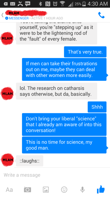 How MLAM reacted when I showed him some of the comments people had about my face hitting/gender trai