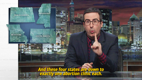 eclecteric:  sandandglass:  Last Week Tonight s03e02   The girl the clinic director