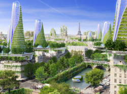 solarpunkwitch:  vincent callebaut devises smart-towers for the future of paris images © vincent callebaut architectures 