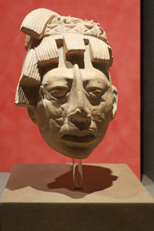 Adolescent head of K'inich Janaab Pakal I,King of Palenque ( 603-683 AD )