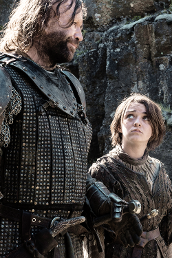 Stormbornvalkyrie:  Sandor &Amp;Amp; Arya 4.08 “The Mountain And The Viper” [X]