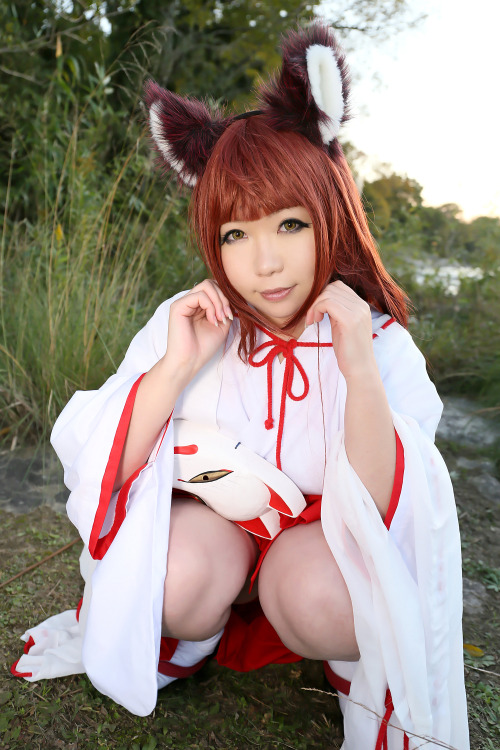 Cute Cosplay GIrl Higurashi Rin (Kitsune-Chan 3) 1-15