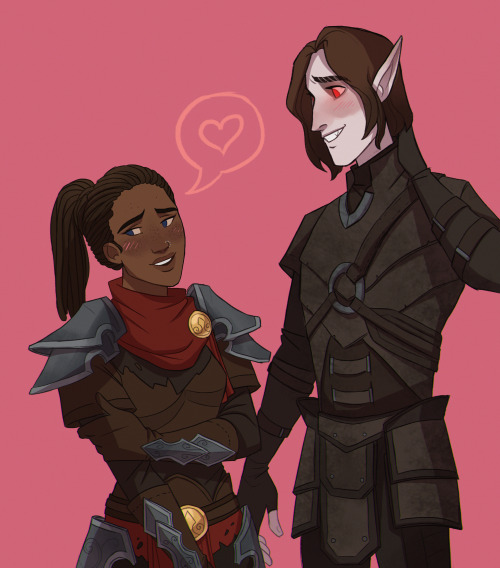 Some drawings for Heart’s Day, with a Greymoor theme this year because I love two canon/canon ESO pa