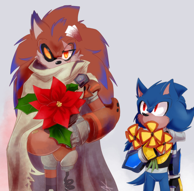 metal sonic and mecha sonic (sonic and 2 more) drawn by 9474s0ul