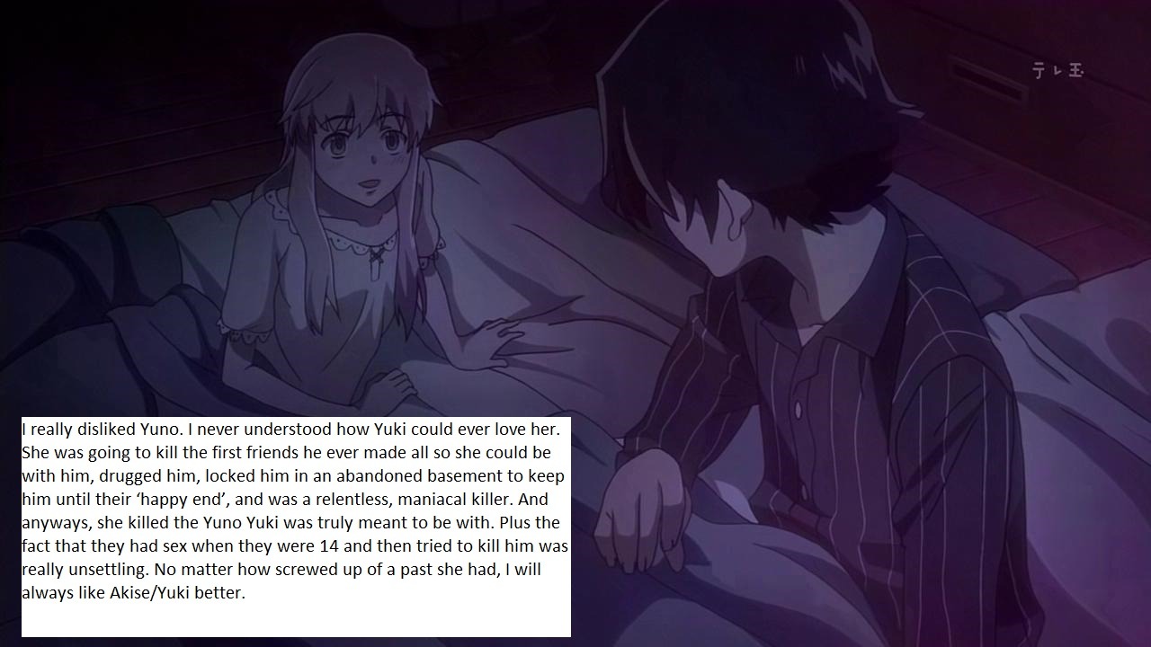 Mirai Nikki, AngryJellyfish's Blog