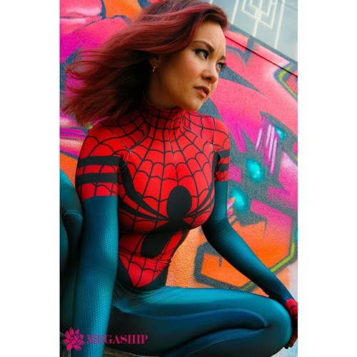 ani-mia:  Another amazing photo of my Spider-Girl cosplay by @megashipcosplay. I love all the colors! Costume made by me with subdye pattern from SpiderBite designs.  #cosplay #spidergirl #spiderman #spidey #marvel #maydayspidey #maydayspidergirl #animia