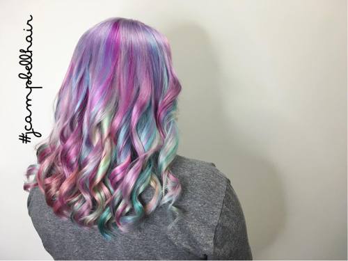 Let’s talk about pastel unicorn hair. #ohyes #pastelhair #pastel #unicornhair #pastelunicornha