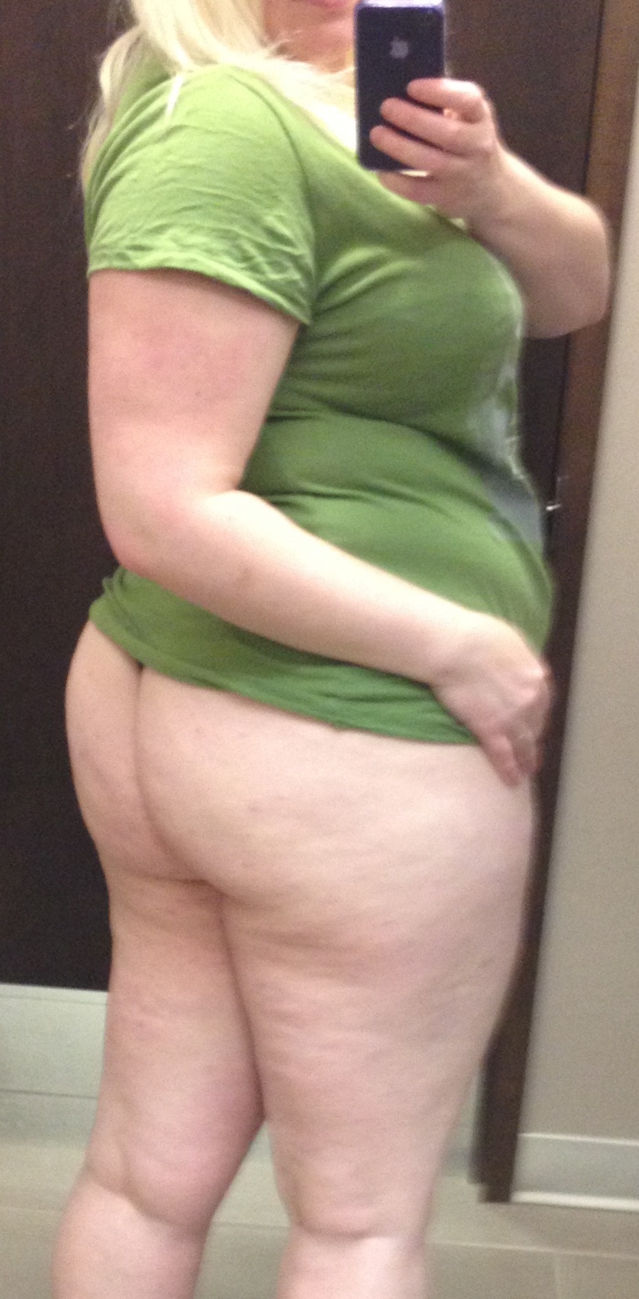 Out shopping for the day, in the change room, thought id send the Hubby a pic to