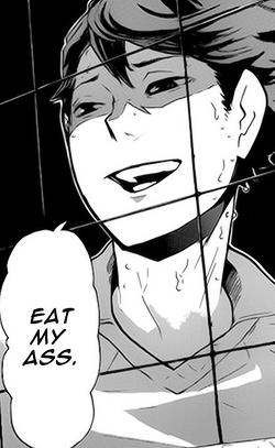 sportsanimedork:  person: stop trying to make sports anime and manga gay!!!1!me: