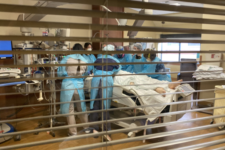 At an Overrun ICU, ‘the Problem Is We Are Running Out of Hallways’ — Kaiser Health News