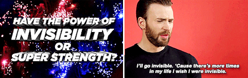 sebastianstxns:  The Cast Of “Captain America: Civil War” Plays A Game Of Superhero Would You Rather 