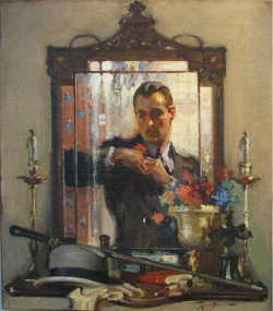 Leon Gordon: 'Elegant Man in Mirror’ 1930 