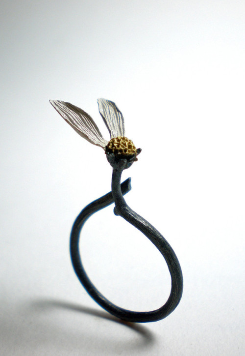 FLORAL SCULPTURES AND JEWELRY MADE FROM BRASS, SILVER, AND GOLD BY SHOTA SUZUKIFOLLOW MY AMP GOES TO
