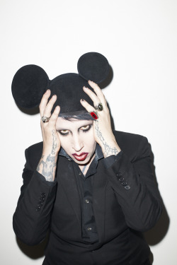 terrysdiary:Marilyn Manson at my studio #1