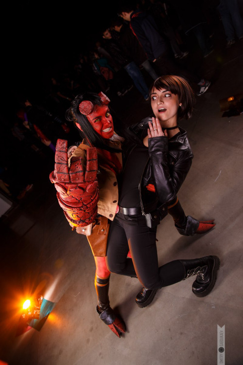 shade-shypervert:  Just me and Tanuki on Starcon this year ;u; photos by (x) 