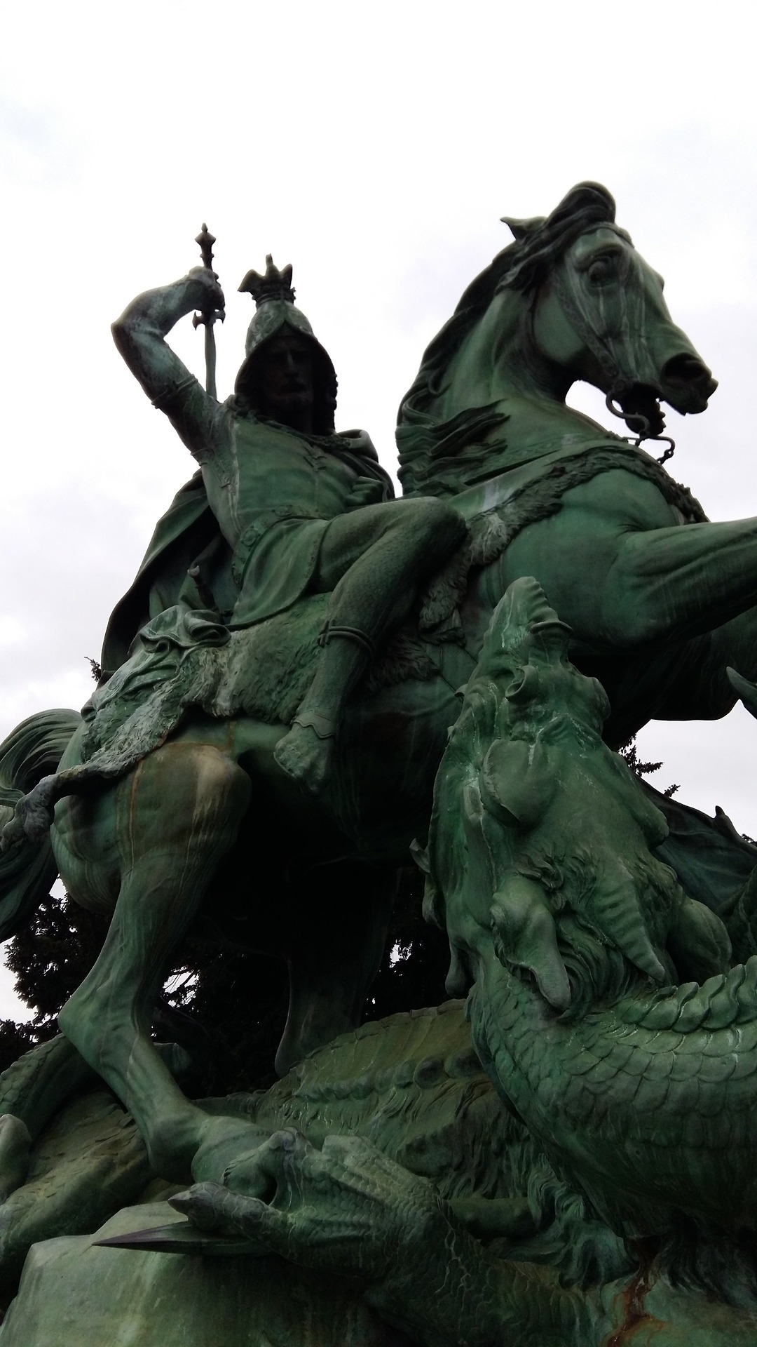 carnalincarnate:St. George slaying the dragon by Dominik Ritter von Fernkorn (1813-1878)