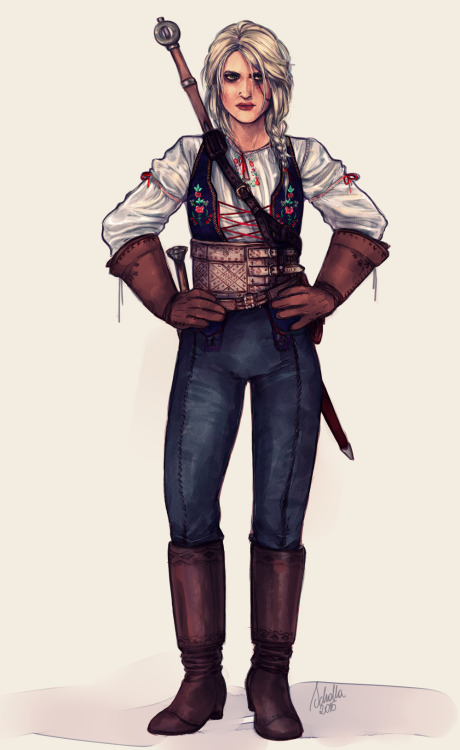 scholladraws:since The Witcher games and stories are based on slavic folklore, culture and myths, I 