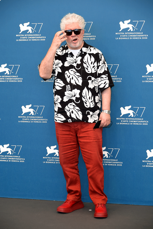 PEDRO ALMODÓVAR“The Human Voice” Photocall — September 3, 202077th Venice International Film Festiva