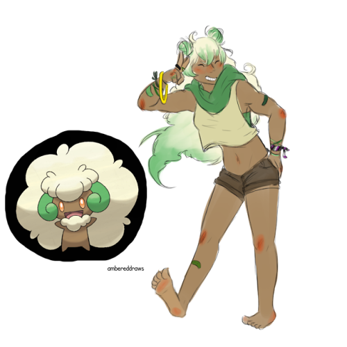 ambered — a quick human whimsicott sketch i did last year...