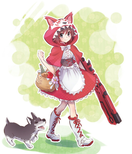 red-like-roses:jesper-mojo:Red rose Garden@tsundere-bellwether Ruby as… Ruby!