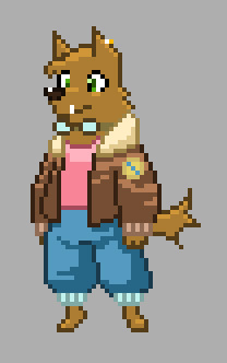 dogbomber:  Tried my hand at pixeling. it was fun! 