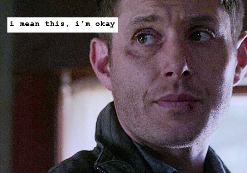 acklesology:DEAN WINCHESTER // I’M NOT OKAY (I PROMISE) - MY CHEMICAL ROMANCE